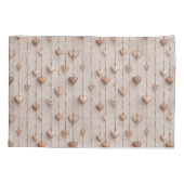 Vintage Lace Heart Strings 枕カバー (裏面)