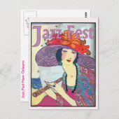 Vintage Ladey, Jazz Fest ポストカード (正面/裏面)