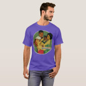 Vintage Ladies Wrestling retro Tシャツ (正面フル)