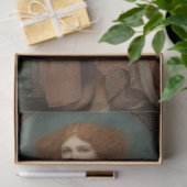 Vintage Lady Waterlily Decoupage Tissue Paper 薄葉紙 (ギフト)