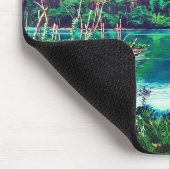 Vintage Lake Painting マウスパッド (コーナー)