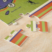 Vintage Lake Tahoe Map ジグソーパズル (側面)