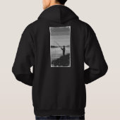 Vintage Lakeside Fishing Silhouette パーカ (裏面)
