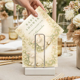 Vintage Lamb Meadow Arch Baby Shower スタンダードカクテルナプキン