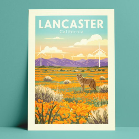 Vintage Lancaster California ポストカード