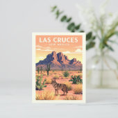 Vintage Las Cruces New Mexico ポストカード (スタンド正面)