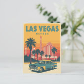 Vintage Las Vegas Nevada Travel ポストカード (スタンド正面)