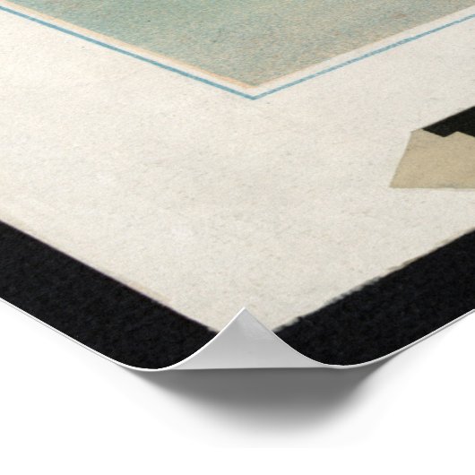 VINTAGE LAUNDRY DAY 1869 ポスター (角)