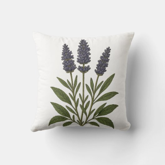 Vintage Lavender クッション (裏面)