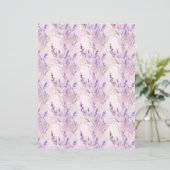 Vintage Lavender Journal Paper Sheet (スタンド正面)
