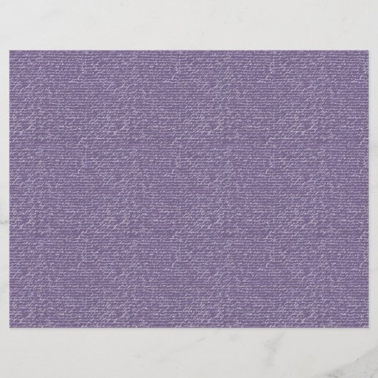 Vintage Lavender Journal Paper Sheet (裏面)