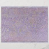 Vintage Lavender Journal Paper Sheet (正面)