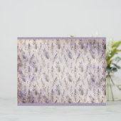 Vintage Lavender Journal Paper Sheet (スタンド正面)