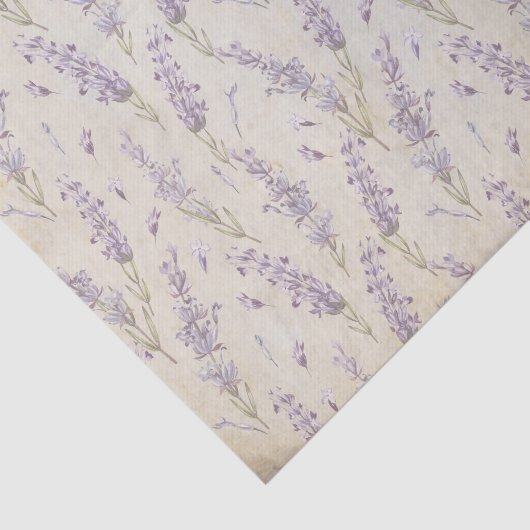 Vintage Lavender Wildflower 薄葉紙 (詳細)