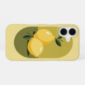 Vintage Lemon Duo iPhone 16ケース (裏面横)