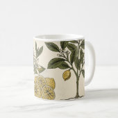 Vintage Lemon Pattern コーヒーマグカップ (正面右)