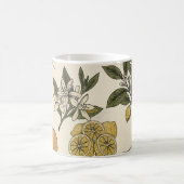 Vintage Lemon Pattern コーヒーマグカップ (中央)