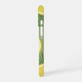 Vintage Lemon Sun Pattern iPhone 16ケース (左側面)