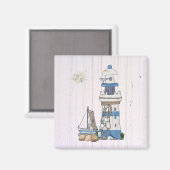 Vintage Leuchtturm マグネット (正面/裏面)