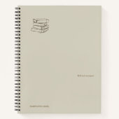 Vintage Library Dark Academia-Bundle of Books  ノートブック (正面)