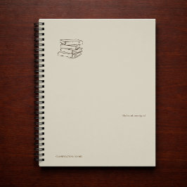 Vintage Library Dark Academia-Bundle of Books  ノートブック