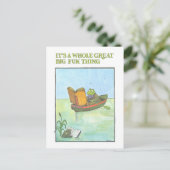 Vintage Library Reading Poster ポストカード (スタンド正面)