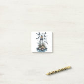 Vintage Lighthouse ポストイット (デスク上)