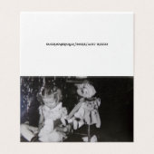 Vintage Lil Girl With Doll on Christmas Cards (外部フラット)