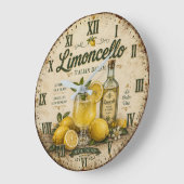 Vintage Limoncello Italian Dream ラージ壁時計 (傾斜)