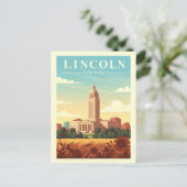 Vintage Lincoln Nebraska ポストカード (スタンド正面)