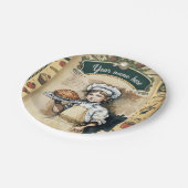 Vintage little cook ペーパープレート (アングル)