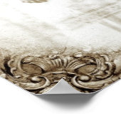 Vintage Little Girl 2 ポスター (角)