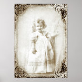 Vintage Little Girl 2 ポスター (正面)