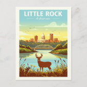 Vintage Little Rock Arkansas ポストカード (正面)