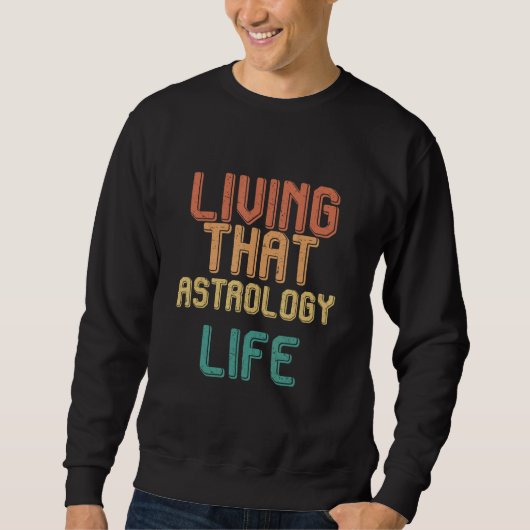 Vintage living that ASTROLOGY life スウェットシャツ (正面)