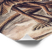 Vintage Lizard Animals by Ernst Haeckel  ポスター (コーナー)