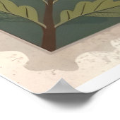 Vintage London Dayscape Postcard ポスター (角)