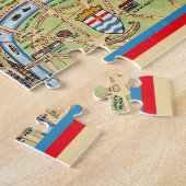Vintage London Map 8x10 Puzzle ジグソーパズル (側面)