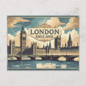 Vintage London Scenes ポストカード (正面)