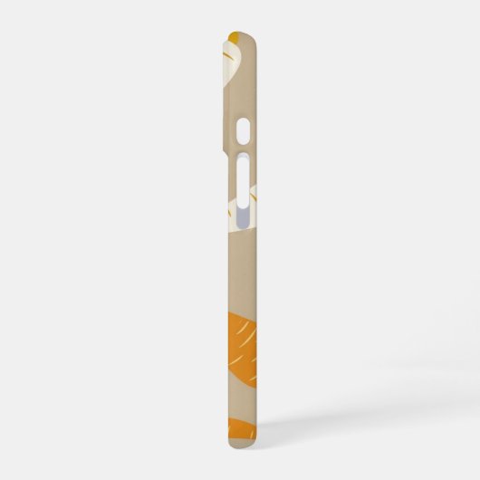 Vintage Long Parsnip Pattern iPhone 16ケース (左側面)