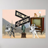 Vintage Look American Collage ポスター (正面)