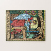 Vintage Loom of Life Illustration | Arts & Crafts  ジグソーパズル (横)