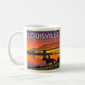 Vintage Louisville Kentucky コーヒーマグカップ (左)