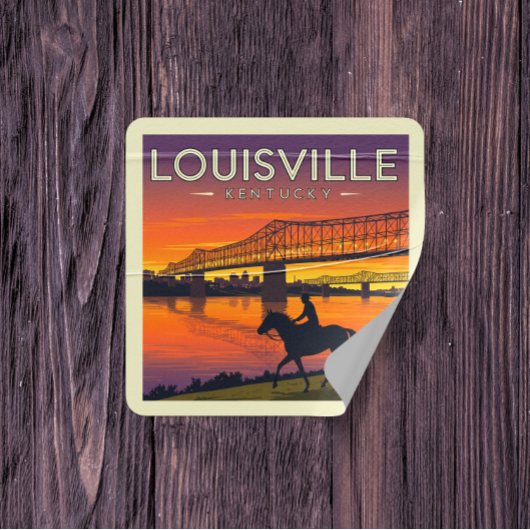 Vintage Louisville Kentucky スクエアシール