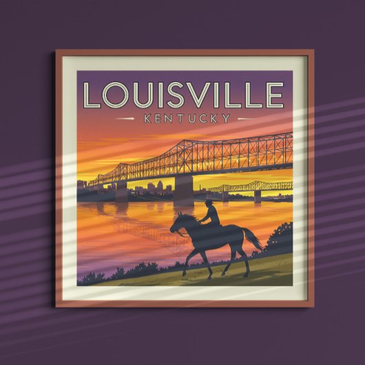 Vintage Louisville Kentucky ポスター