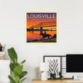 Vintage Louisville Kentucky ポスター (ホームオフィス)
