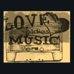 Vintage Love oldies music 2 Poster ポスター<br><div class="desc">Vintage Love oldies music Poster</div>