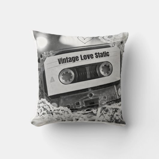 Vintage Love Static クッション (正面)