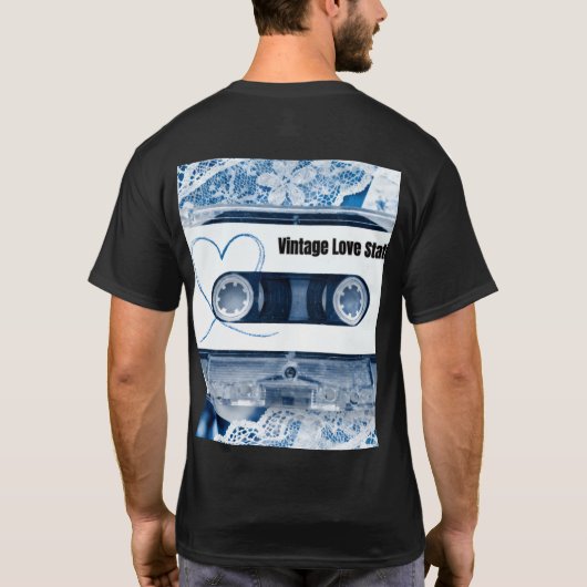 Vintage Love Static Tシャツ (裏面)
