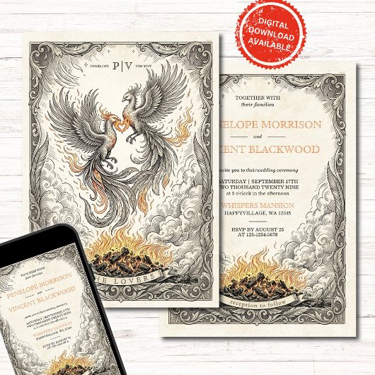 Vintage Love | Tarot Wedding Invitation 招待状